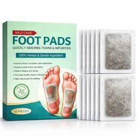Foot patch Herbal And Gentle Ingredient Detox Foot Pads (10 pieces) Natural Ingredients for Sleep Aid Pain Relief Toxin Removal