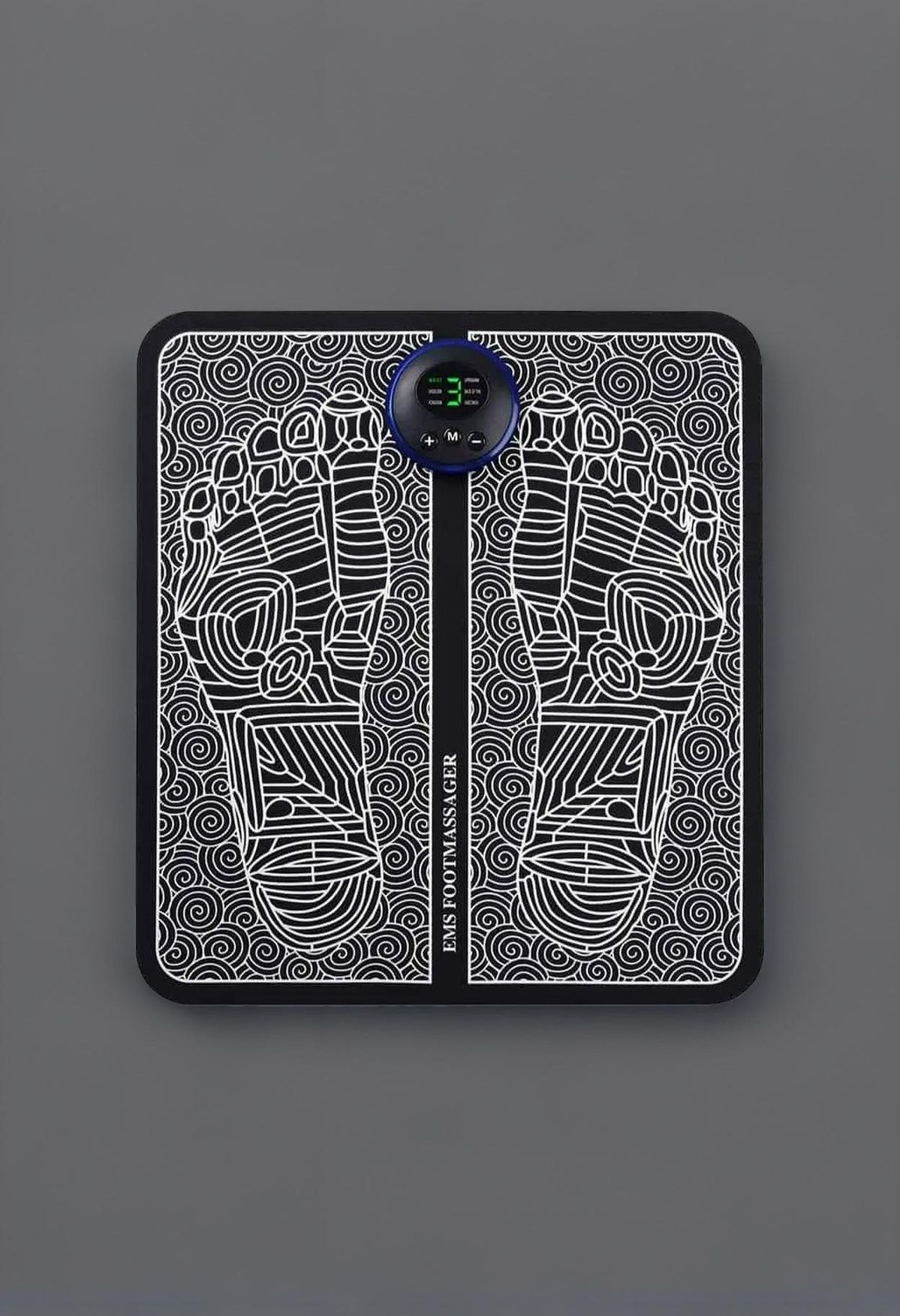 Aram EMS Foot Massager for Neuropathy & Plantar Fasciitis Relief - Electric blood Circulation Device with 8 Modes & 19 Levels