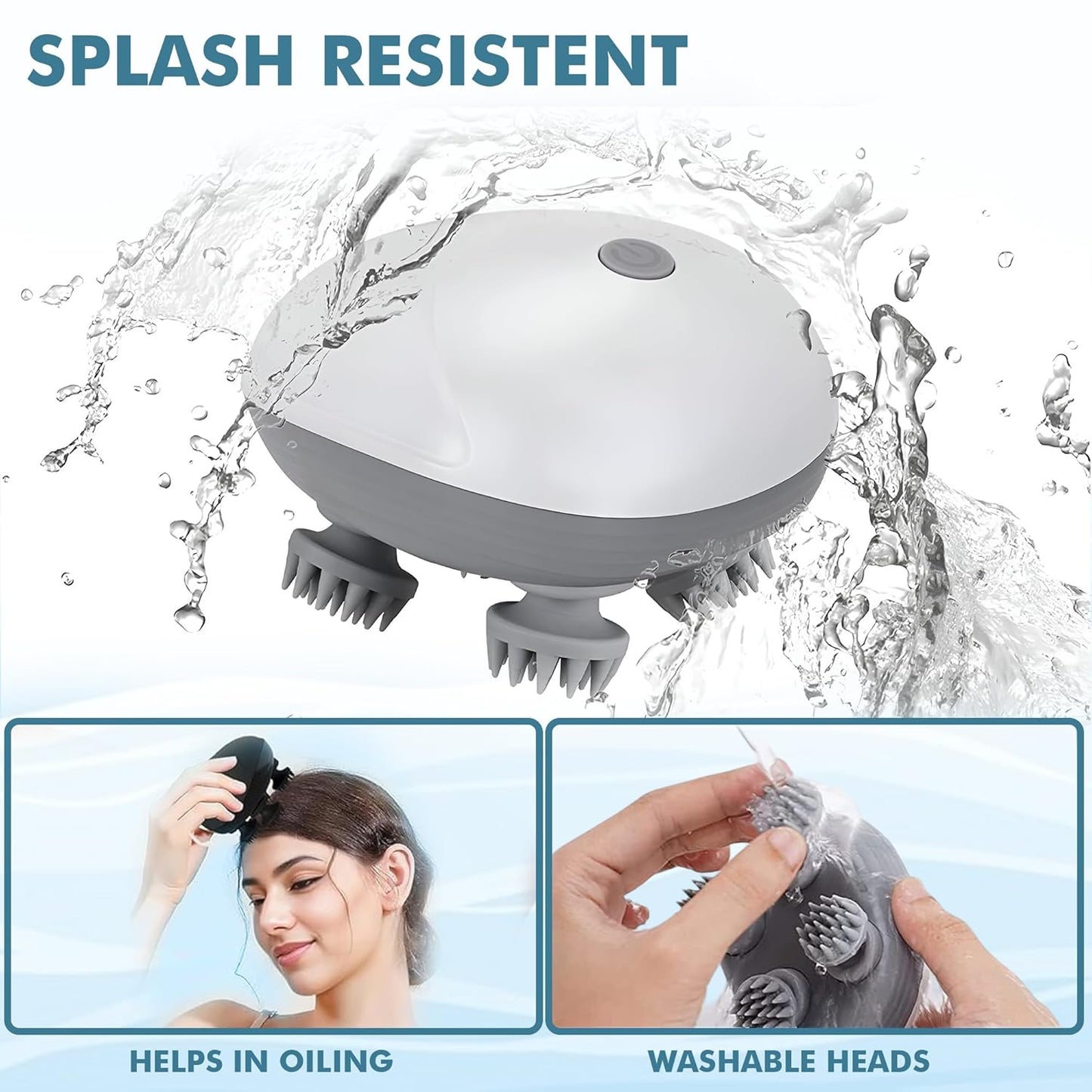 Aram Head Massager For Scalp | Rechargeable Electric Scalp Massager For Hair Growth |