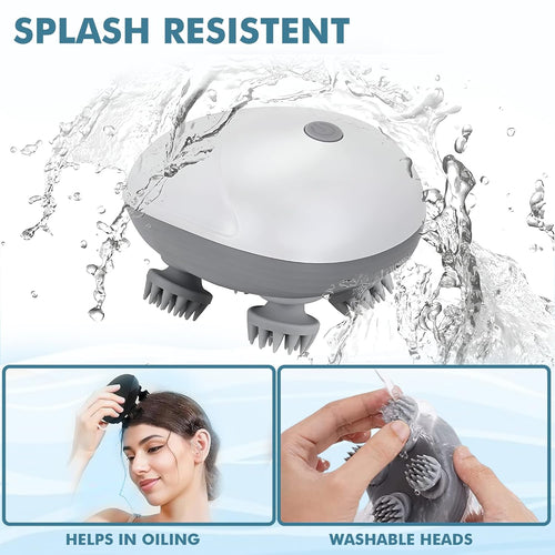 Aram Head Massager For Scalp | Rechargeable Electric Scalp Massager For Hair Growth |